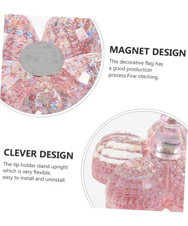 minkissy 1 Set Chess Practice Seat Nail Art Practice Holder Fingernail Display Stand Nail Art Display Rack Pedicure Stand Nail Practice Stand Manicure Practice Rack Acrylic Magnetic Bracket 2x1cm Pink - Buy Online on GoSupps.com