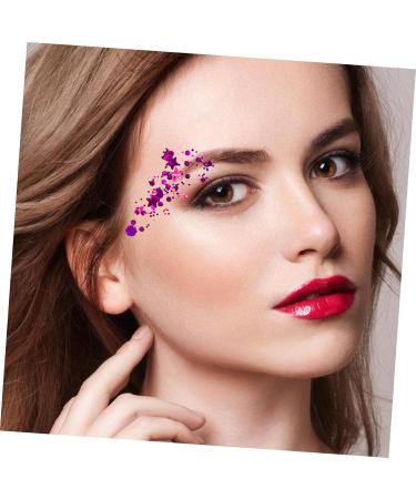 SOESFOUFU 4pcs Set Colorful Eye Shadow White Glitter Eyeshadow Glitter Flakes Body Glitter Gel Liquid - Buy Online on GoSupps.com