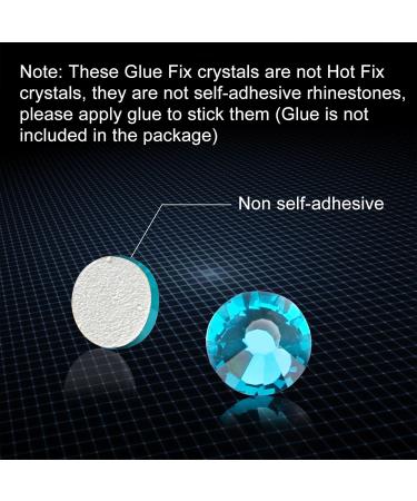 Jollin Flat Back Crystals - 576PCs Blue Zirconia SS20 Gemstones for Nail Art - Glittering Glass Stones - Buy Online on GoSupps.com