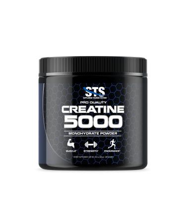 STS Creatine 300 Grams - 100% Pure Raw Creatine Monohydrate Powder, Keto Friendly - 60 Servings