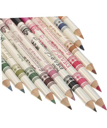 FOMIYES 12 Pcs Colored Eyeliners Waterproof Eyeliner Black Suit Eye Shadow Pen Lip Liner Makeup Make up Miss 1 count (Pack of 1) As Shown - Buy Online on GoSupps.com