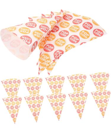 FRCOLOR 250 Pcs Popcorn Bag Cone Shaped Bags Mini Gift Bags Cookies Bags Popcorn Servings Bags Pink Popcorn Pink Candy Snack Bags Halloween Cone Bags Wedding Child Paper French Fries - Buy Online on GoSupps.com