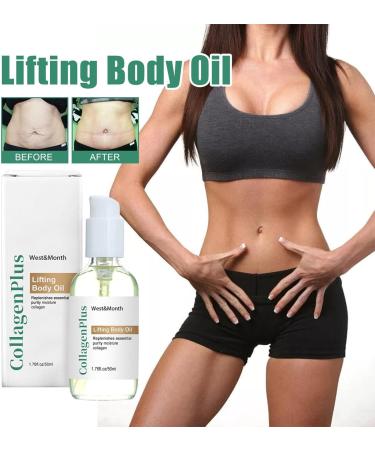 Body-Tight Oil 1.69 oz - Abdominal Breast & Buttocks Tightening Massage Oil | Non-Fat Formula for Legs Arms & Chest | Higyee - Buy Online on GoSupps.com