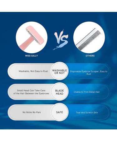 Women's Eyebrow & Facial Razors Set - 6 Pcs | Dermaplane & Hair Trimmers for Smooth Skin - Buy Online on GoSupps.com