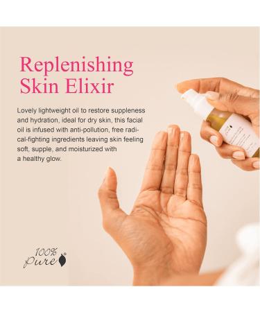 100% Pure Super Fruit Nourishing Oil - Hydrating Vegan Moisturizer for Face & Body | Rejuvenating Skincare for Dry Skin - 1oz - Buy Online on GoSupps.com