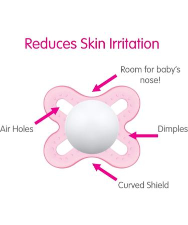 MAM Start Pacifiers Value Pack (2 pack 1 Sterilizing Pacifier Case) Newborn Unisex Baby Pacifiers Best Pacifier for Breastfed Babies Sterilizing Baby Pacifier Case Unisex Animal Print - Buy Online on GoSupps.com