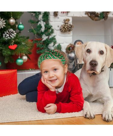 Miaija 3Pieces Christmas Knotted Headbands Red Green Snowflake and Snowman Makeup Headband Elastic Hair Hoop Party Supplies for Women Girls Xmas Hair Accessories - Buy Online on GoSupps.com