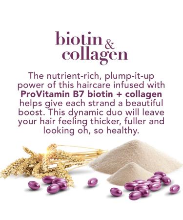 OGX Thick & Full Biotin & Collagen Conditioner 25.4oz Salon Size Bottle | Paraben & Sulfate Free | Nourishing & Strengthening Formula - Buy Online on GoSupps.com