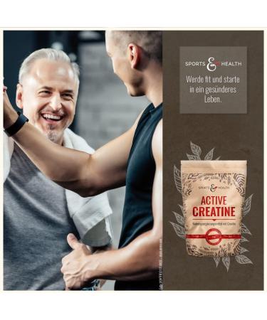 Active Creatine Monohydrate 1kg - Vegan Additive-Free 3g Creatine per Portion - High-Dosed Performance Boost - Buy Online on GoSupps.com