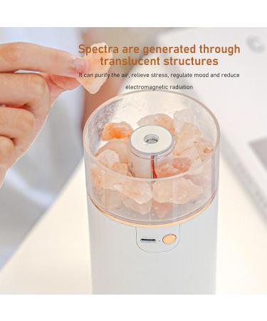 Essential Oil Diffuser | Aromatherapy & Humidifier | 2-in-1 LED Night Light with Pink Salt Crystal for Bedrooms & Living Rooms - Buy Online on GoSupps.com