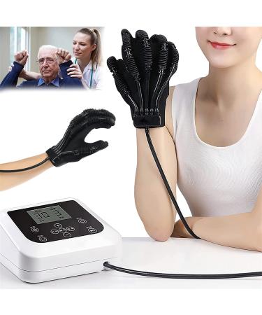 ZZBB Rehabilitation Robot Gloves Finger Hand Training Device Recovery Equipment Minimize Spasticity Stroke Hemiplegia Patients Tendons Exercise Left Large