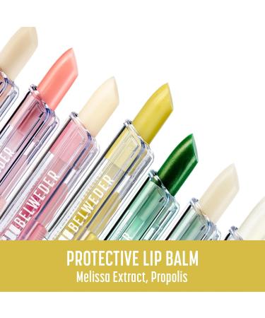 BELWEDER Protective Lip Balm with Lemon Balm Propolis Extract - Protection Hydration and Regeneration of Lips - Transparent Lip Balm For Men and Women - 3.5 g Stick - Buy Online on GoSupps.com
