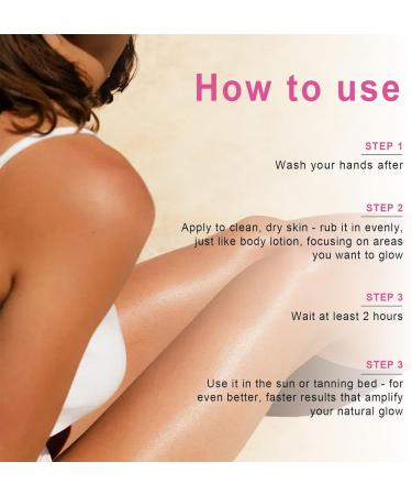  Yjkedfh Natural facial tanning lotion with moisturizing care for women men and family face body beauty indoor and outdoor use - Buy Online on GoSupps.com