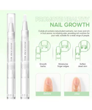 Cuticle Oil Natural Ingredients Nail Nutrient Oil Pen for Nail Growth Care Jasmine Nail Treatments Prevent Pen Dry Cracking Deep Nourishment Pen for Ideal Gifts color02 - Buy Online on GoSupps.com