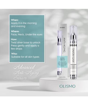 OLISMO Rapid Anti Wrinkle Serum - Advanced Cream for Women | Face Lift & Instant Wrinkle Remover | Eye Bag & Neck Treatment | Deep Wrinkle Cream - Buy Online on GoSupps.com