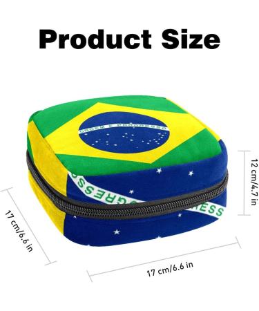 Menstruation Pad Bag with Zipper | Women's Tampon & Napkin Bag | Stylish & Practical Collective Bags for Women & Girls | Shipping Worldwide - Buy Online on GoSupps.com