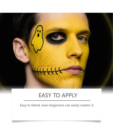  Dubbulon Face and Body Paint - Total Body Cream Paint | Long-Lasting Makeup for Men and Adults | Christmas Zombie Skeleton Vampire - Buy Online on GoSupps.com