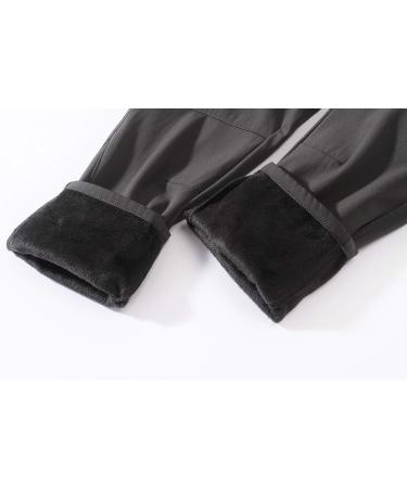 Camii Mia Big Girls Fleece Hiking Pants - Snow Ski Waterproof Winter Warm Pants - X-Small Grey - Buy Online on GoSupps.com