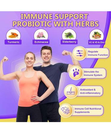 120 Billion CFU Probiotics for Women & Men | Gut Health & Immune Support with D3  Zinc  Prebiotics | 45 Day - 3 Month Supply - Buy Online on GoSupps.com