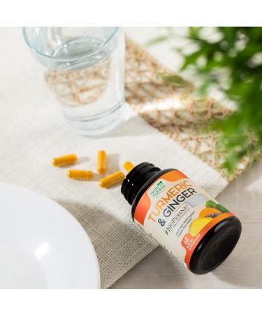 Turmeric Curcumin 2600mg with Ginger & Black Pepper - 95% Standardized Curcuminoids  BioPerine for Max Absorption - Herbal Supplement for Joint Support - 60 Capsules - Buy Online on GoSupps.com