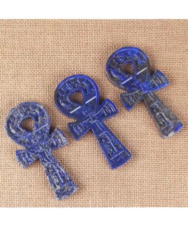 Natural Crystal Rough Natural Lapis Lazuli Cross Pink Crystal Citrine Opal Goddess Statue Carving Woman Symbolic Talisman Stones Reiki Gift - Buy Online on GoSupps.com