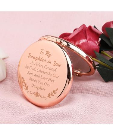 FEELMEM Daughter in Law Compact Mirror - Bridal Shower Gift from Mother in Law - Buy Online on GoSupps.com