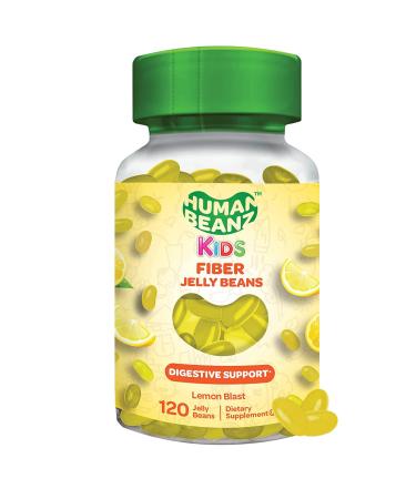Human Beanz Fiber Jellybean Gummies for Kids Nutritional Vegetarian Supplements 120 Jellybeans