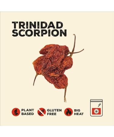 Nature Kitchen Chilli Whole Trinidad Scorpion 100G - Large Bag of Gluten-Free & Vegan Seasoning Spices for Everyday Cooking - Marinades, Sauces, Frying, Baking, Grilling - Buy Online on GoSupps.com