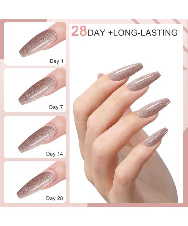28g Acrylic Nail French Manicure Powder Set - White, Clear, Black, Nude | HJ-NAP016 (No.16) - Buy Online on GoSupps.com