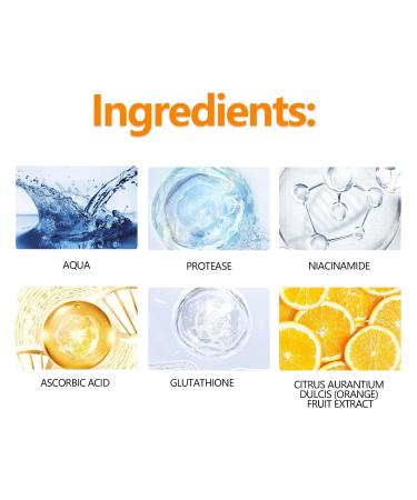 Orange Enzymes Exfoliating Brightening Gel 60g Gentle Pore Cleansing for Dull & Blemish-Prone Skin With Niacinamide & Protease - Buy Online on GoSupps.com