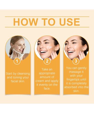 Turmeric Vitamin C Cream 50g - Brightening Face Moisturiser Firming Turmeric Face Cream with Vitamin C for Glowing Skin Natural Ingredients - Buy Online on GoSupps.com