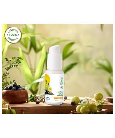 All Skin SPF 60 Sunscreen - Kakadu Plum Acai Berry & Chia Seeds | 100% Organic for Dry & Oily Skin | 50gm - International Shipping Available - Buy Online on GoSupps.com