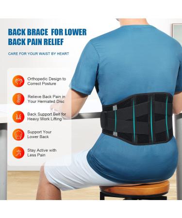CUEHEAT Back Brace for Lower Back Pain Relief | Adjustable Lumbar Support Belt for Women | Ideal for Scoliosis & Disc Herniation | Heavy Lifting Support (L/XL 37.4 -43.3  - Buy Online on GoSupps.com