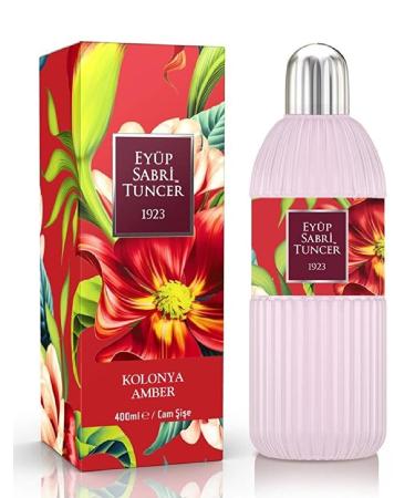 Eyup Sabri Tuncer-EST1923-Eau De Cologne Series (Amber 400ml Glass Bottle) Amber Wood 12 Fl Oz (Pack of 1)