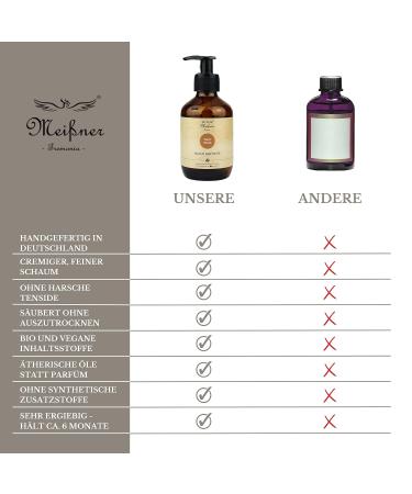 Meißner Tremonia Warm Woods Bartage Soap 200ml | Vegan Beard Shampoo for Men | Organic Olive Oil for Intensive Daily Care - No Artificial Additives - Buy Online on GoSupps.com