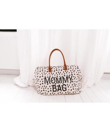 Childhome Mommy Bag | Large Capacity Travel & Changing Bag with Isotherm Pocket | Adjustable Shoulder Strap | Stylish Leopard Design - Buy Online on GoSupps.com
