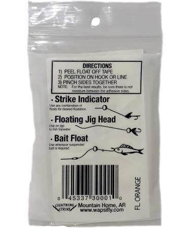 Wapsi Fly Palsa Strike Indicator Pinch-on-Floats 24 Count - Flame/Orange - Buy Online on GoSupps.com
