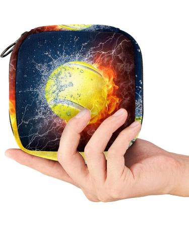 Buy Ice Fire Baseball Women Binden Storage Pocket - Zippered Menstrual Bag & Menstrual Cup Holder for Teens & Women - Durable & Stylish - Buy Online on GoSupps.com