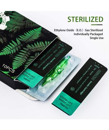 Ambition TREX Cartridges #08 Bugpin 9RL Disposable Tattoo Needles - 20Pcs - Buy Online on GoSupps.com