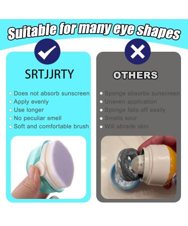 Kids Sunscreen Applicator Set - 2 Piece Brush with Protective Cap for Easy Application - Buy Online on GoSupps.com