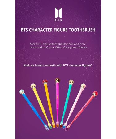 BTS Jimin Character Figure Toothbrush with Magnetic Holder | Official K-Pop Idols Merchandise - Buy Online on GoSupps.com