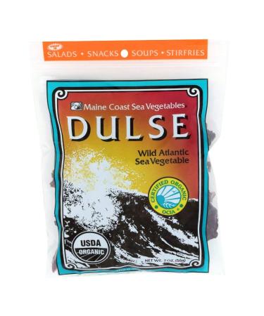 Maine Coast Sea Vegetables Dulse Wild Atlantic Sea Vegetable 2 oz (56 g)