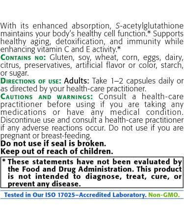 Buy NEW ROOTS HERBAL S-Acetyl-Glutathione 100mg | Boost Immunity & Healthy Aging | 60 Veg Caps - Fast International Shipping - Buy Online on GoSupps.com