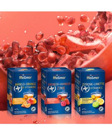 Buy Me mer PLUS Lemon-Lime Tea with Vitamin C | 20 Gluten-Free Lactose-Free & Vegan Tea Bags - Buy Online on GoSupps.com