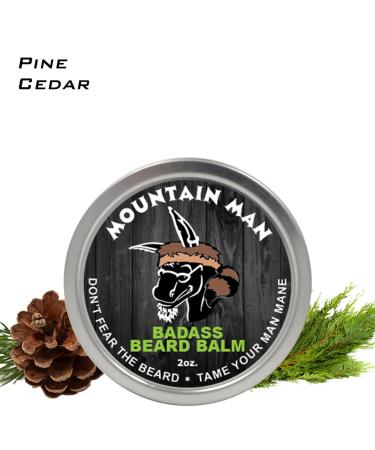 Badass Beard Care Beard Balm BergMan - Nourishing 2 oz Beard Balm for Soft Stylish Facial Hair | International Shipping Available - Buy Online on GoSupps.com