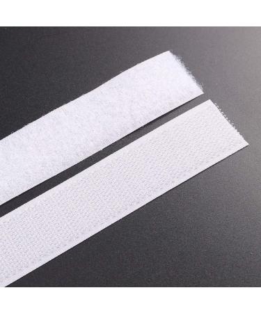 White Sew On Hook and Loop Tape Fastening - 5/8'' x 10M Nylon Fabric Tape - Buy Online on GoSupps.com