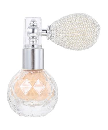 Lurrose Glitter Powder Spray Women Makeup Body Hair Highlighter Sprayer Shimmer Sparkle Powder Makeup Spray for Hair Face Body Nails Cosmetic Champagne Gold