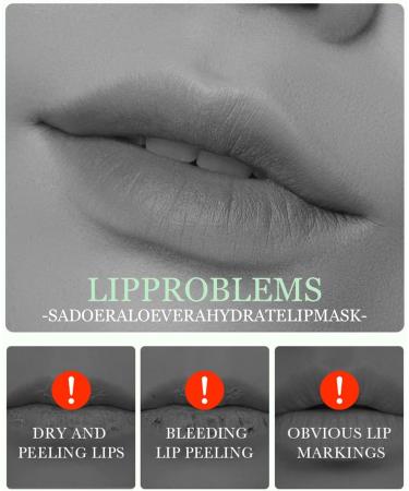 Aloe vera Masque pour les L vres 20 pcs emball s par ment Masque Levre Comprim s Lip Care Nourrit et hydrate R duire les l vres fonc es Illumine la couleur des l vres Nuit & Jour - Buy Online on GoSupps.com