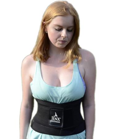 Jenx Fitness Unisex Waist Trainer Great Back Spine Support Reduce Back Pain Black Medium - Buy Online on GoSupps.com