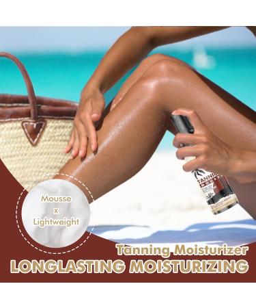 Self-tanning bronzer essence sunless tanner essence self-tanning body and face tanning cream for solarium and outdoors tanning cream solarium face tanning essence - Buy Online on GoSupps.com